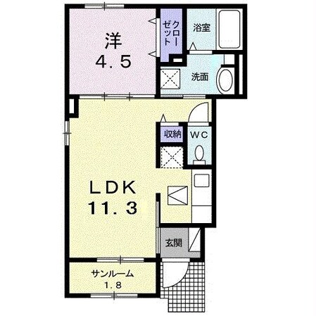 シュテルンの物件間取画像